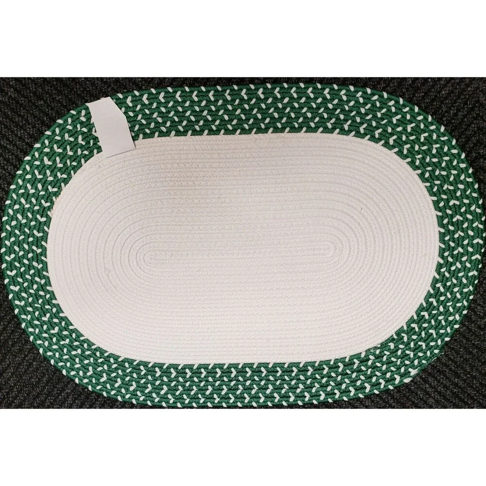 Oval Braided Kitchen Accent Rug (20